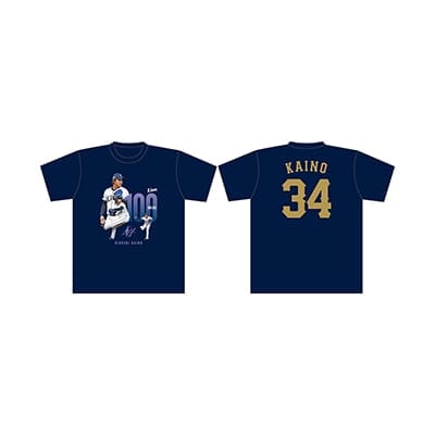 受注生産】甲斐野央投手通算100ホールド達成記念Tシャツ(S): Tシャツ