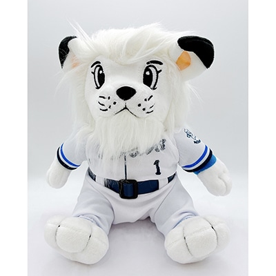 PR1DEグッズ「お座りレオS 白獅子ユニフォーム #1栗山Ver.」: 雑貨