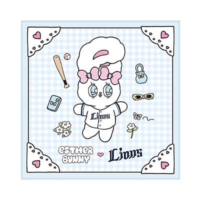 エスターバニー×ライオンズ ミニタオル