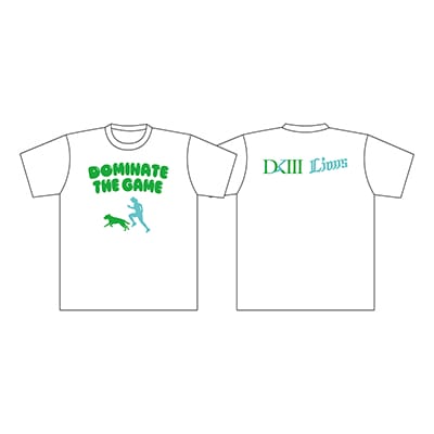 DKIII×救助犬×LIONS 高橋光成投手救助犬支援企画グッズ_Tシャツ ホワイト