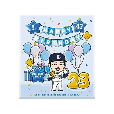 【受注生産】選手バースデーグッズ 12月 アクリルスタンド