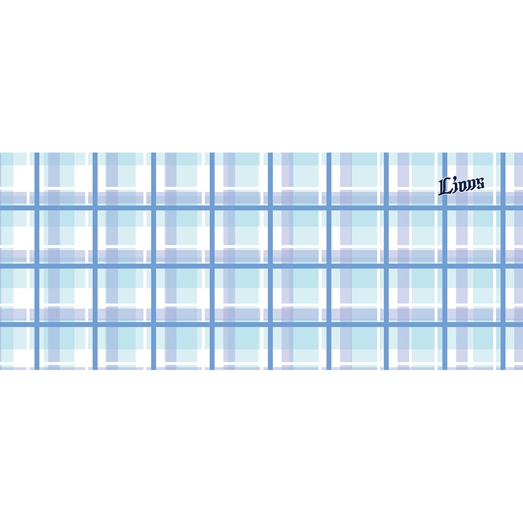 チェック柄ブルー