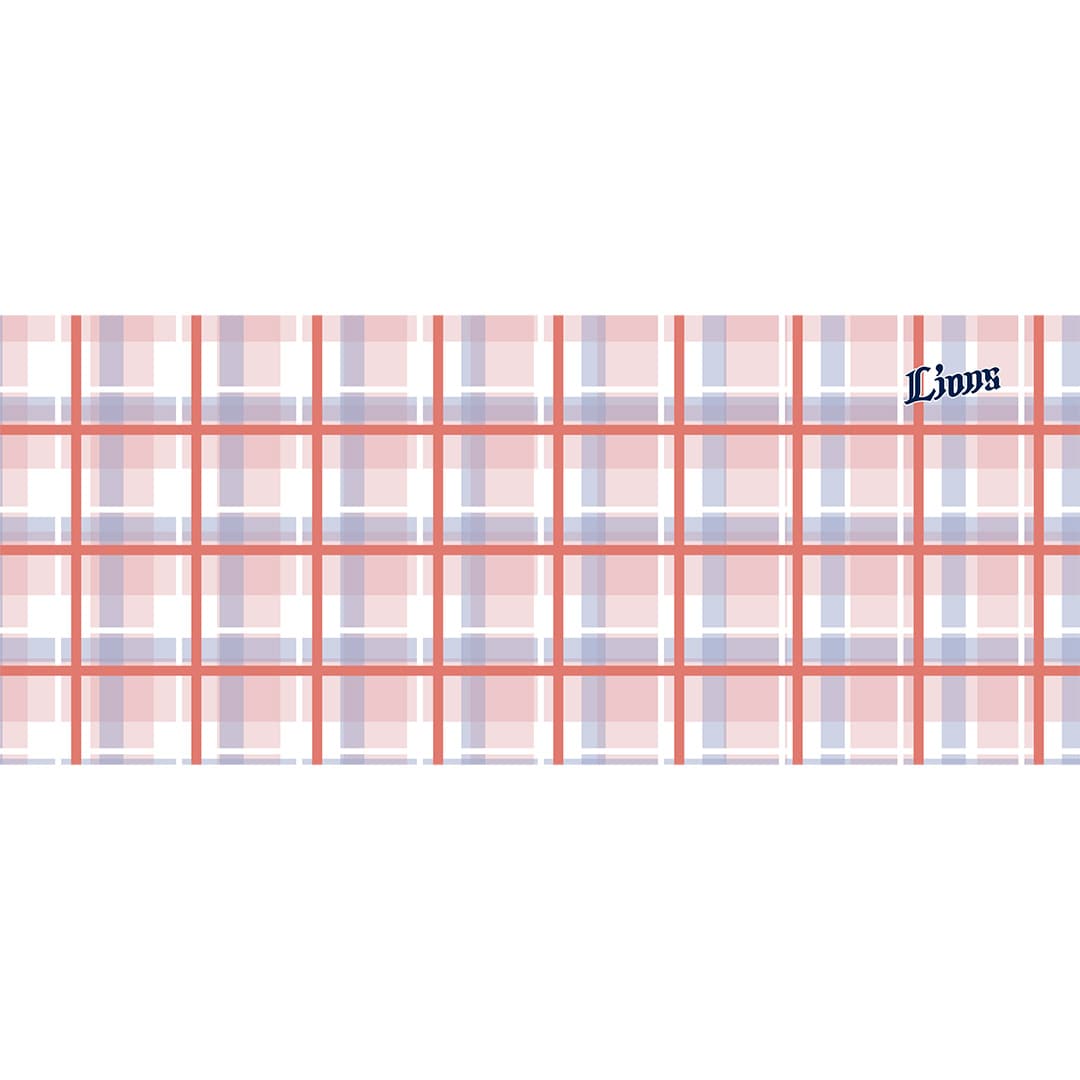 チェック柄オレンジ